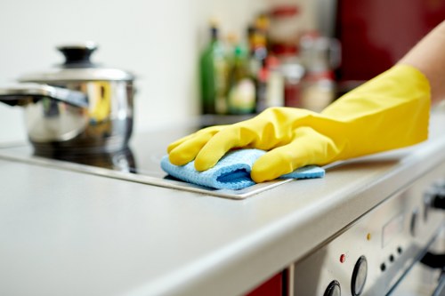 Surface-specific stain removal methods for fabric and flooring